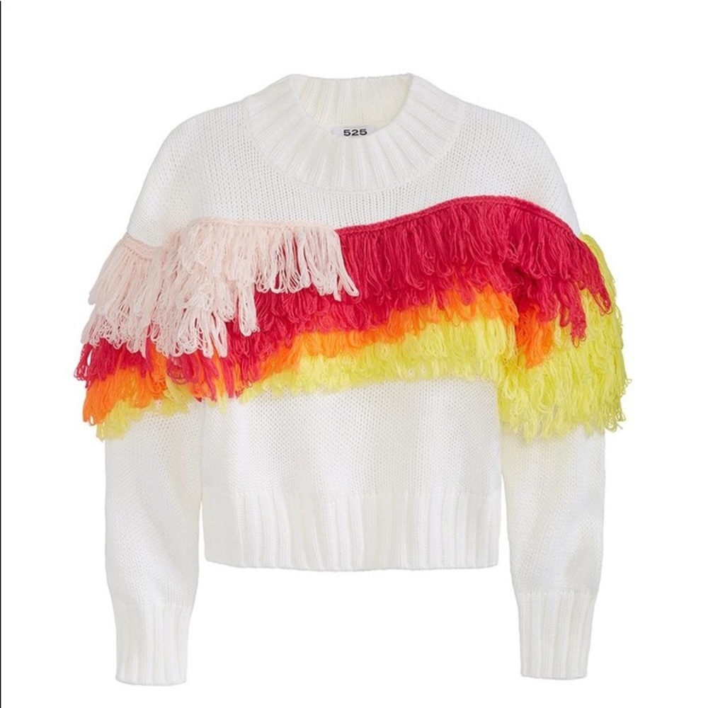 525 America Fringe Sweater